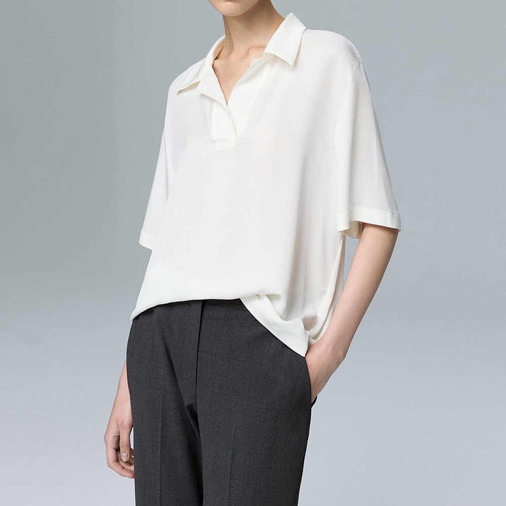 Tibi Silk Blouse L - Picture 9 of 9
